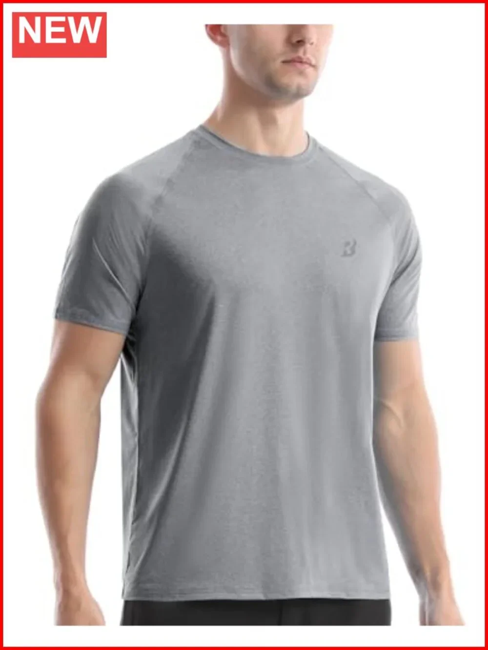 Men's UPF 50+ Rash Guard Shirt Quick-Dry Sun Protection Swim & Fishing Top